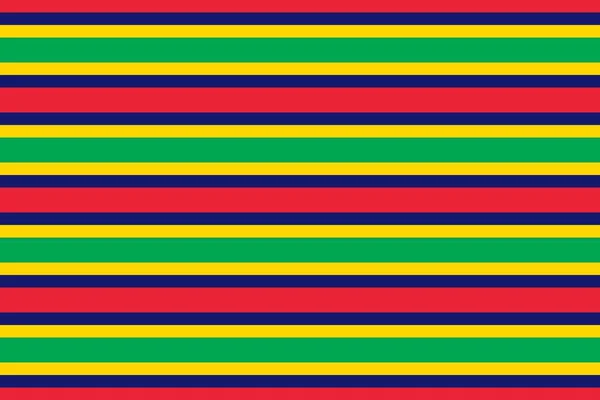Geometric Pattern Colors National Flag Mauritius Colors Mauritius — 图库照片