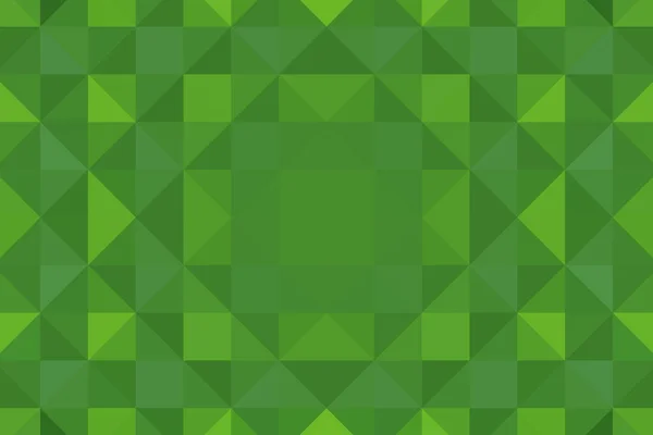 Fundo Pixel Verde Pixelação Triangular Abstrata Textura — Fotografia de Stock
