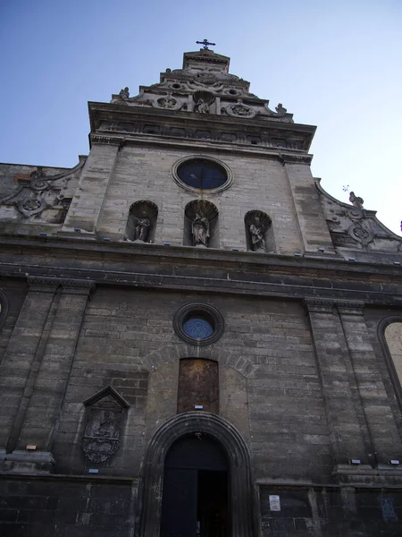 Bernardine Church Monastery Lviv Ukraine Located City Old Town Church — Foto de Stock