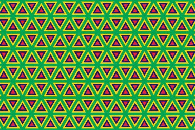 Mauritius bayrağının renklerinde geometrik desen. Mauritius 'un renkleri.