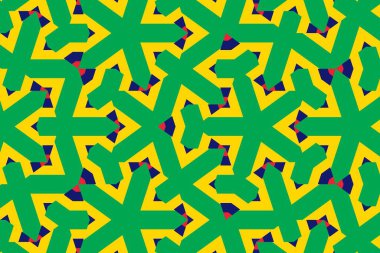 Mauritius bayrağının renklerinde geometrik desen. Mauritius 'un renkleri.