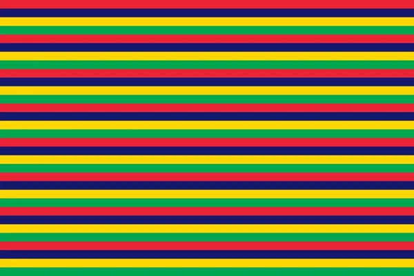 Geometric Pattern Colors National Flag Mauritius Colors Mauritius — 图库照片