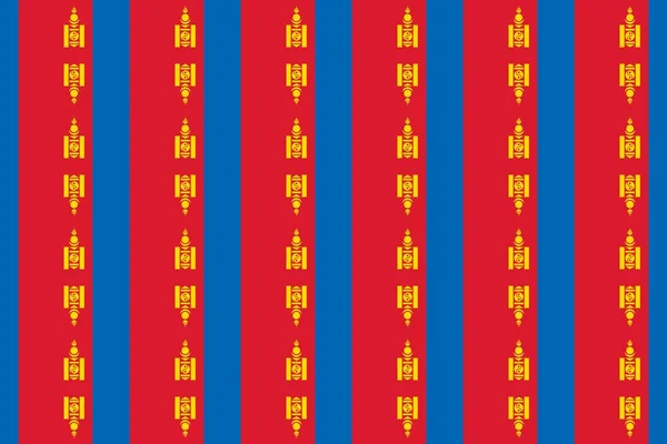 Geometric Pattern Colors National Flag Mongolia Colors Mongolia — Foto Stock