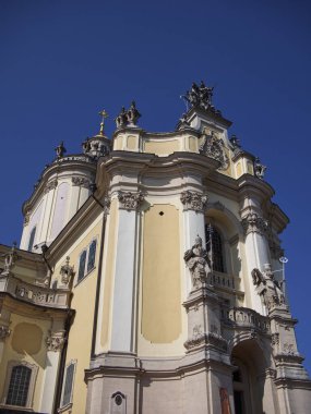 St. George's Cathedral is a baroque-rococo cathedral located in the city of Lviv, the historic capital of western Ukraine. Beautiful Christian church.