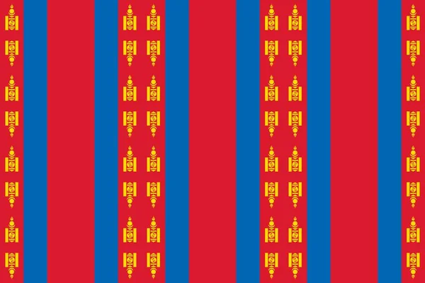 Geometric Pattern Colors National Flag Mongolia Colors Mongolia — Stock Photo, Image