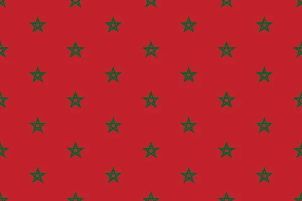 Pola Geometris Dalam Warna Bendera Nasional Maroko Warna Warna Maroko — Stok Foto