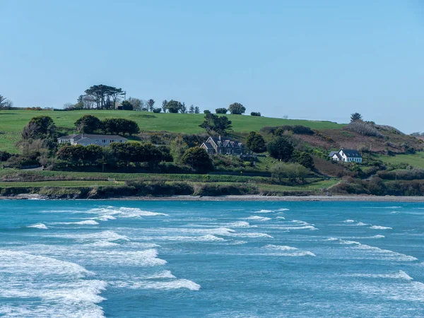 Picturesque Clonakilty Bay Sunny Day Beautiful Nature Southern Ireland Blue — 图库照片