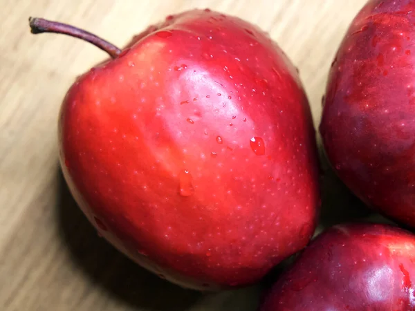 Large Red Apple Red Chief Variety — стокове фото