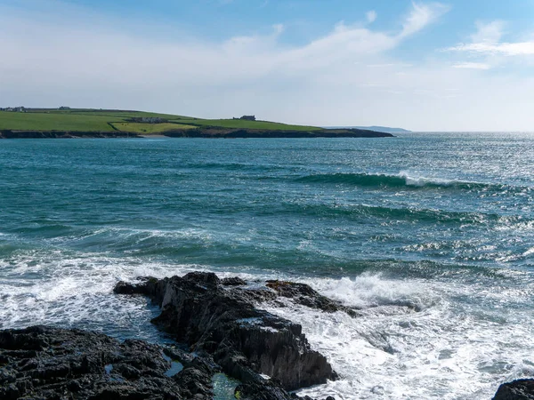 Sea Bay South Coast Ireland Clonakilty Sunny Day Waves Coastal — Foto de Stock