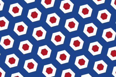 Geometric pattern in the colors of the national flag of Netherlands. The colors of Netherlands.