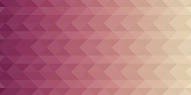 Abstract Pink colored mosaic texture assembled from small triangles. Pixel background, checkered illustration.
