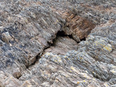 Güzel kaya. Taş gibi yakın plan. Taş dokusu, kaya.