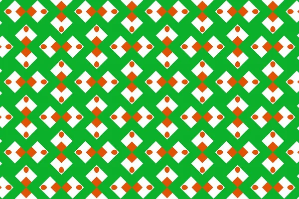 Patrón Geométrico Los Colores Bandera Nacional Níger Los Colores Níger — Foto de Stock