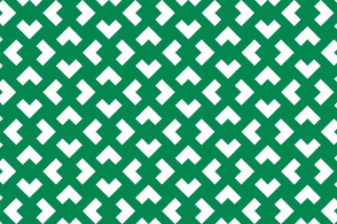 Nijerya bayrağının renklerinde geometrik desen. Nijerya 'nın renkleri.