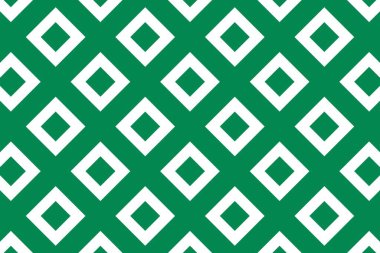 Nijerya bayrağının renklerinde geometrik desen. Nijerya 'nın renkleri.