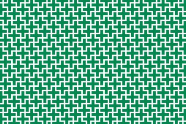 Nijerya bayrağının renklerinde geometrik desen. Nijerya 'nın renkleri.