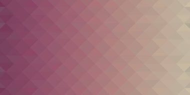 Pembe renk. Yarım tonlu üçgenler, stilize edilmiş geometrik desen ve arka plan. Soyut mozaik, resimleme.