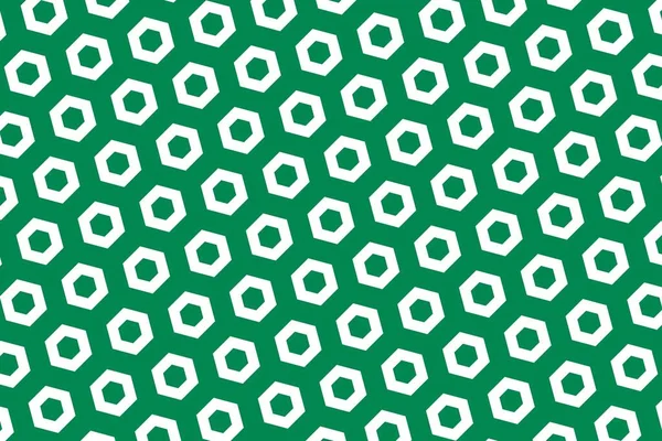 Nijerya bayrağının renklerinde geometrik desen. Nijerya 'nın renkleri.