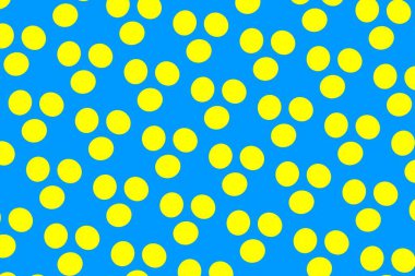 Palau bayrağının renklerinde basit geometrik desen