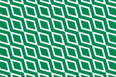 Nijerya bayrağının renklerinde geometrik desen. Nijerya 'nın renkleri.