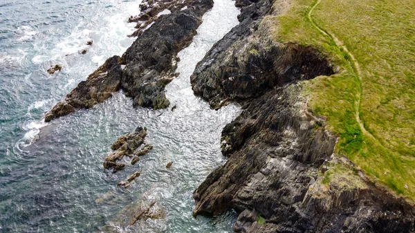 Natura Sulla Wild Atlantic Way Irlanda Pittoresche Scogliere Costiere Sulla — Foto Stock