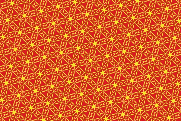 Padrão Geométrico Nas Cores Bandeira Nacional Macedônia Norte Cores Macedônia — Fotografia de Stock