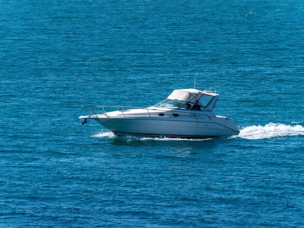 County Cork Ireland May 2022 High Speed Boat Sails Sea — Stock Photo, Image