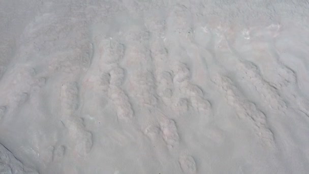 Sandsletter Irlands Kyst Utsikt Landet Landskap Dronevideo – stockvideo