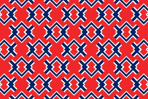 Geometrikus Minta Norvég Nemzeti Zászló Színeiben Norvégia Színei — Stock Fotó
