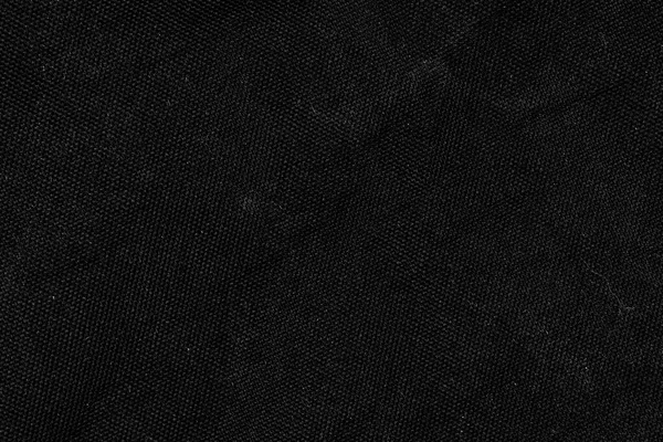 Black Dusty Synthetic Fabric Texture Abstract Dark Textured Surface — Stock Photo, Image