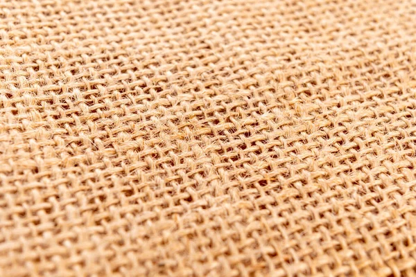 Burlap Rough Fiber Wrinkled Fabric Macro Rustic Sackcloth Background — Stock Photo, Image