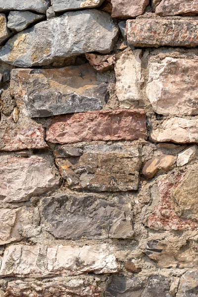 Грубая Текстурированная Каменная Стена Грэмми Естественной Текстуры — стоковое фото