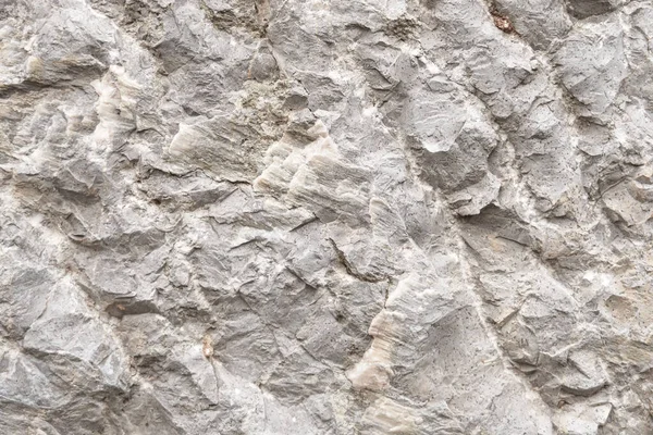 Parede Rocha Cinza Áspera Com Textura Pedra Cinza Irregular — Fotografia de Stock