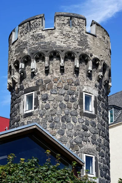 Medieval Turret Weckschnapp Part Medieval City Wall Cologne — Photo