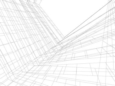 soyut mimari sanat, dijital duvar kağıdı