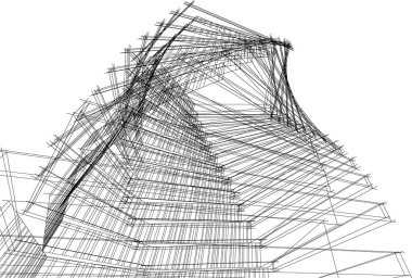 soyut mimari sanat, dijital duvar kağıdı