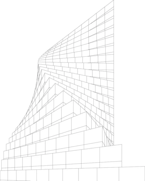 建筑艺术摘要 数码壁纸 — 图库矢量图片