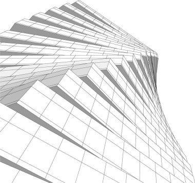 soyut mimari sanat, dijital duvar kağıdı