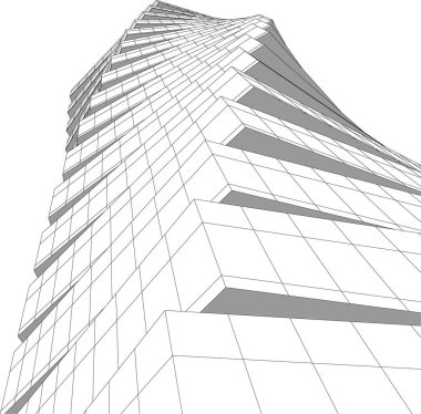 soyut mimari sanat, dijital duvar kağıdı