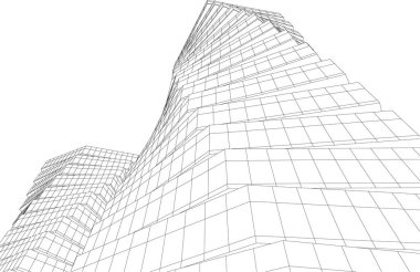 soyut mimari sanat, dijital duvar kağıdı