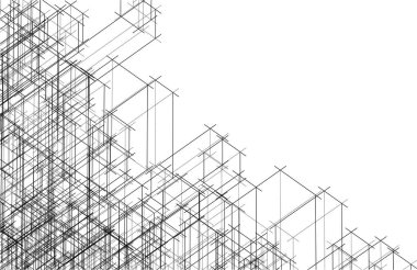 soyut mimari sanat, dijital duvar kağıdı