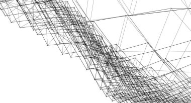 soyut mimari sanat, dijital duvar kağıdı