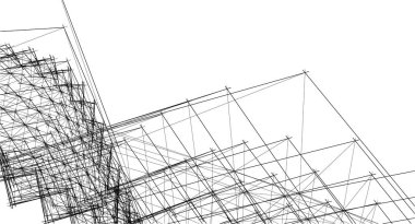 soyut mimari sanat, dijital duvar kağıdı