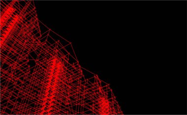 soyut mimari sanat, vektör illüstrasyonu