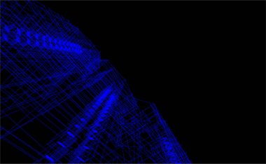 soyut mimari sanat, vektör illüstrasyonu