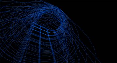 soyut mimari sanat, vektör illüstrasyonu