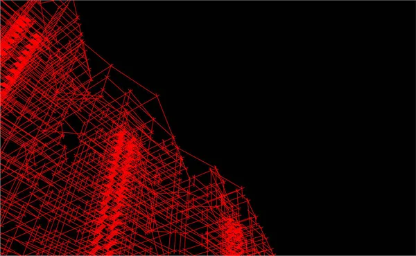 soyut mimari sanat, vektör illüstrasyonu