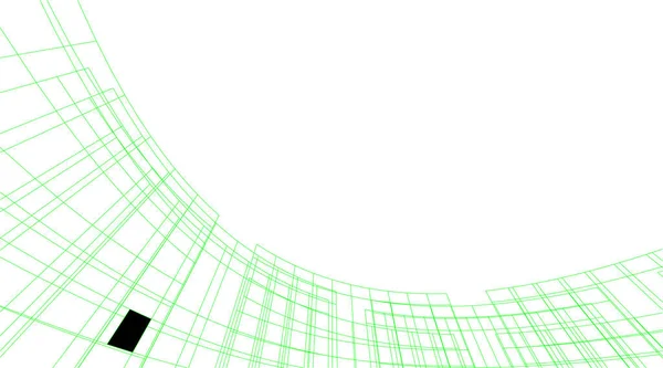 3D建筑艺术 矢量图解 — 图库矢量图片