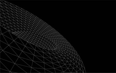 3d mimari sanat, vektör illüstrasyonu