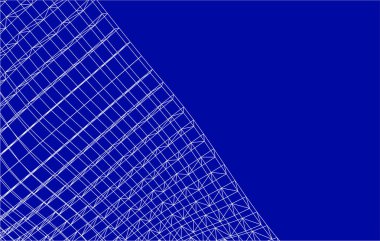 3d mimari sanat, vektör illüstrasyonu